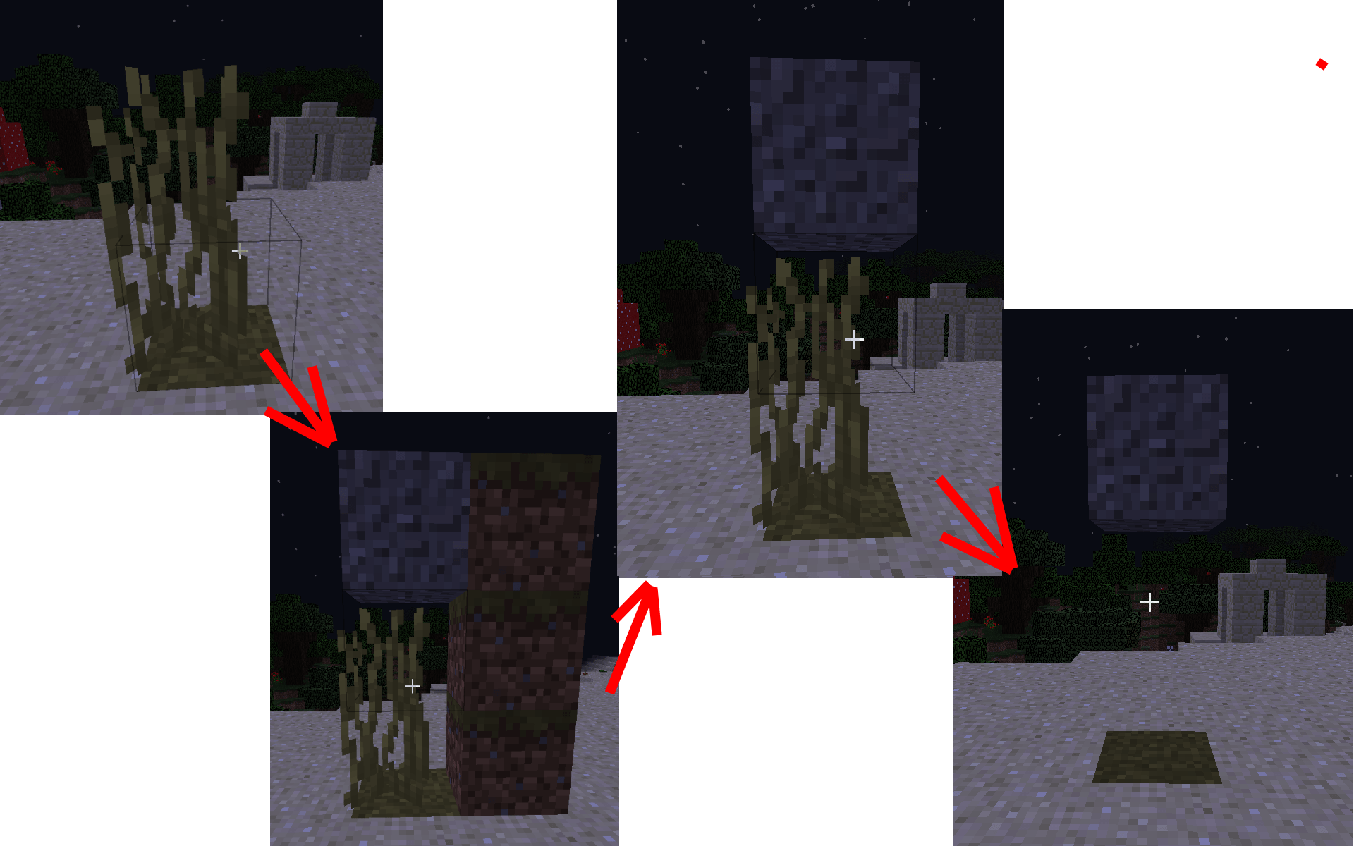 Bonemeal Grass So It Grows 2 High Then Place Blocks - Gravel (1920x1200), Png Download