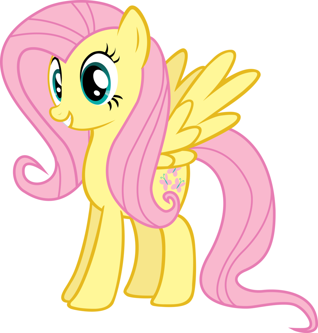 Steampunk Fluttershy - My Little Pony Characters Fluttershy (1024x1073), Png Download