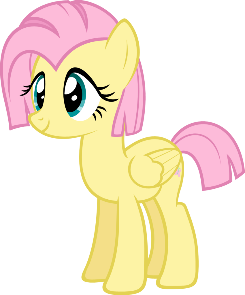 File 142473427567 - My Little Pony Fluttershy Short (850x1024), Png Download