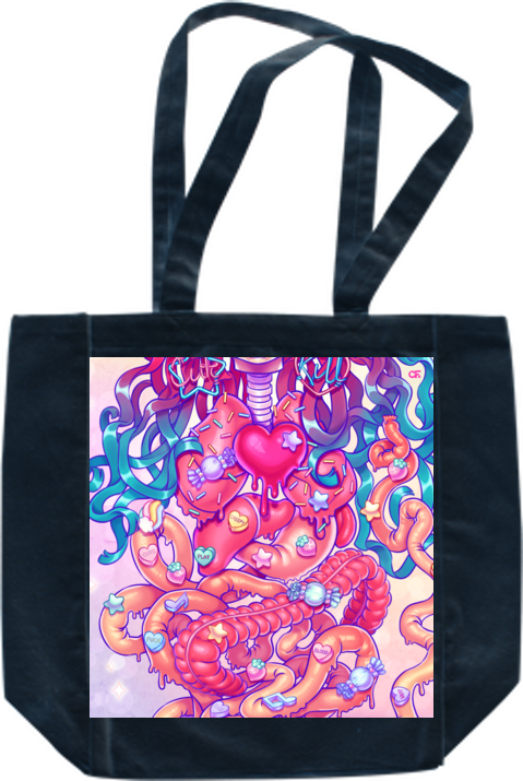 Cute Penanggalan Guts Tote From Gunkiss - Tote Bag (479x715), Png Download