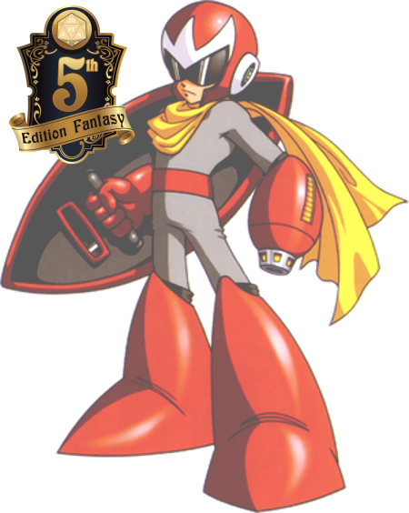 Protoman Dnd5e - Proto Man (450x564), Png Download