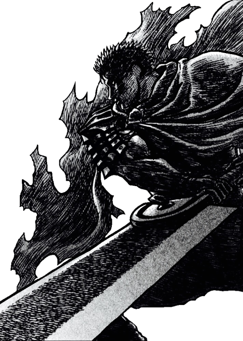 Berserk ガッツ - Transparent Guts Berserk (500x700), Png Download