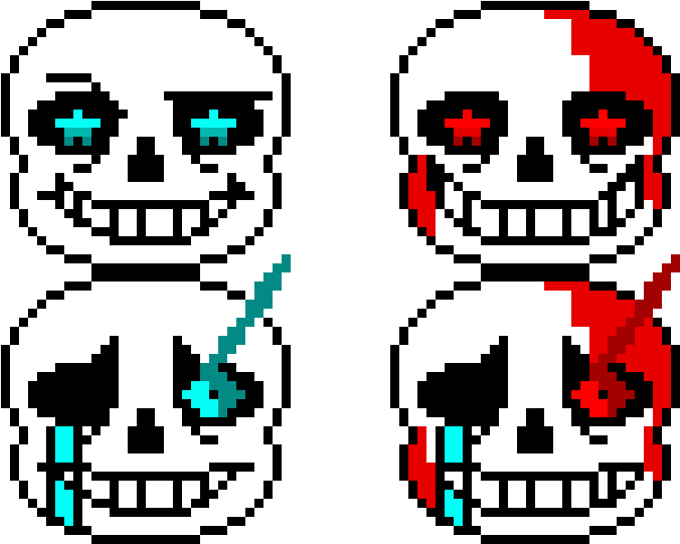 Underswap Sans And Murder Swap Sans Head - Undertale Tshirt White Color Drawstring Bag - White/one (890x650), Png Download