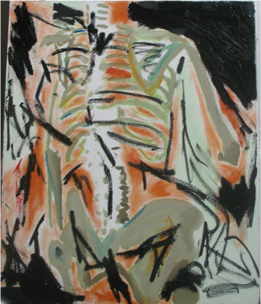 Oil On Canvas - Modern Art (800x600), Png Download