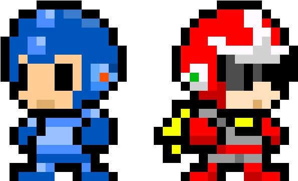 Mega Man And Proto Man - Proto Man (1152x1152), Png Download