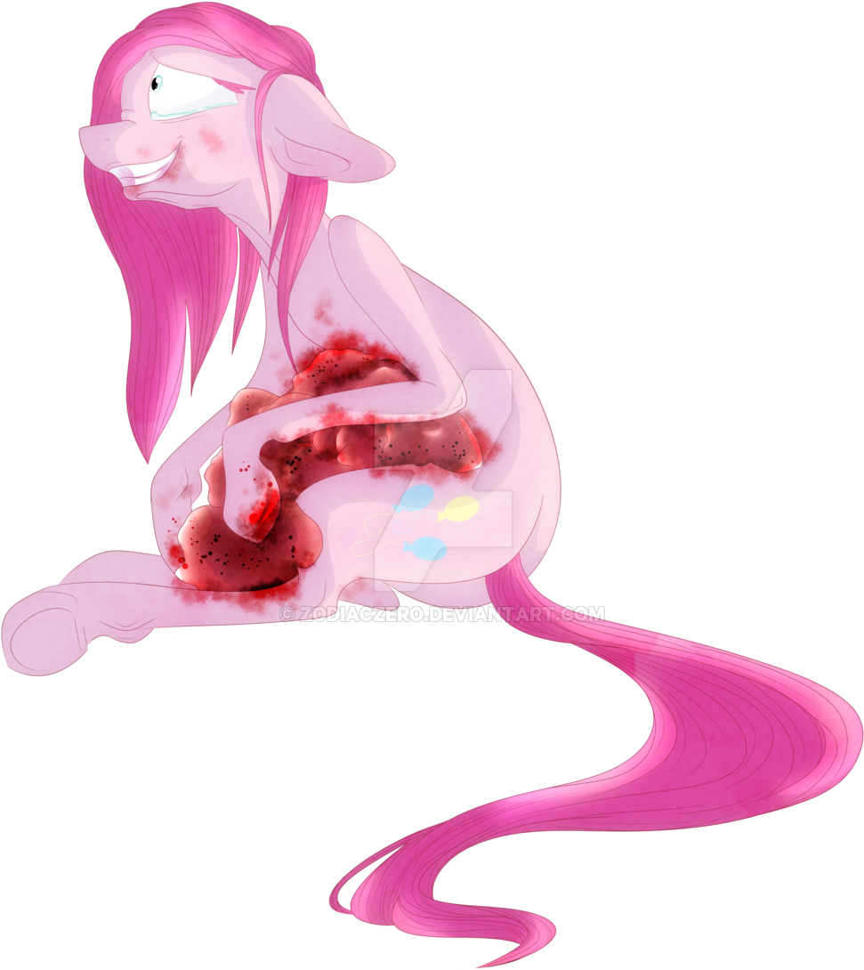 Gore, Grimdark, Grotesque, Guro, Guts, Pinkamena Diane - Illustration (1024x1136), Png Download
