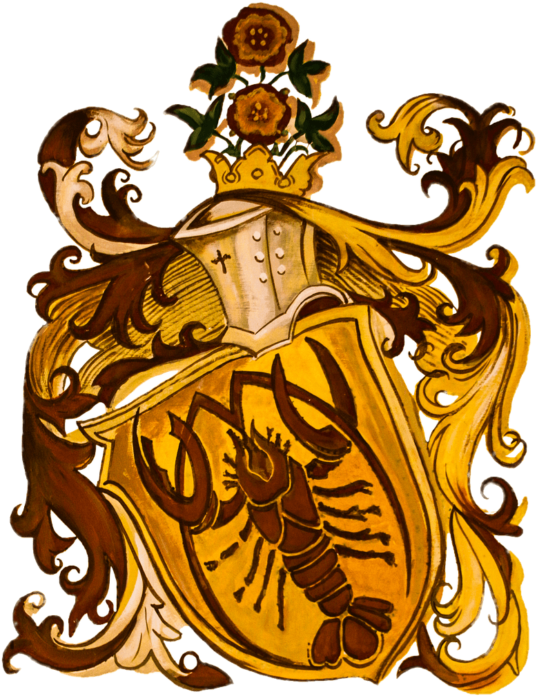 Coat Of Arms Zodiac Sign Cancer - Cancer Coat Of Arms (891x1280), Png Download