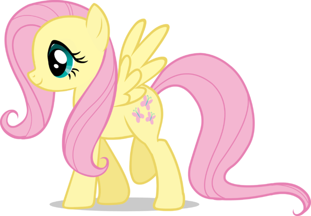 Aip Fluttershy - Pony Friendship Is Magic Fluttershy (640x445), Png Download
