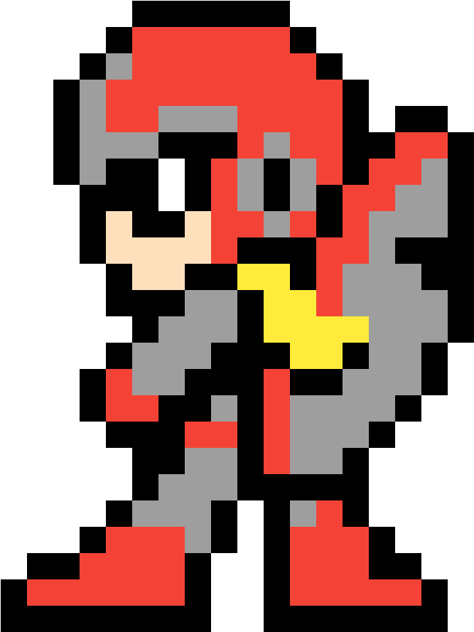 Protoman - Megaman Protoman 8 Bit (1184x1184), Png Download