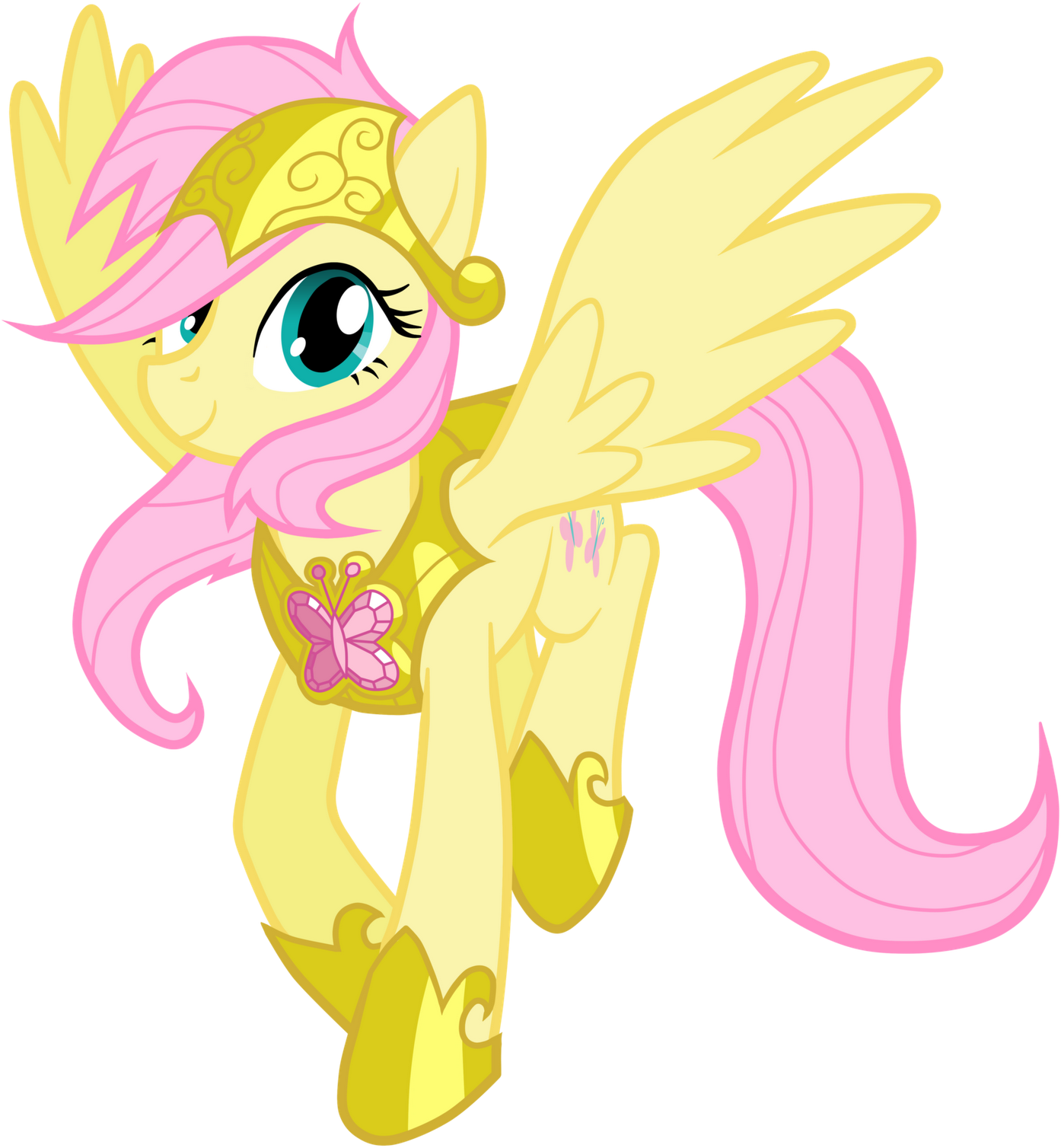 Fluttershy In Armor Is Here To Guide You To All Sorts - My Little Pony Fluttershy Armor (1446x1600), Png Download