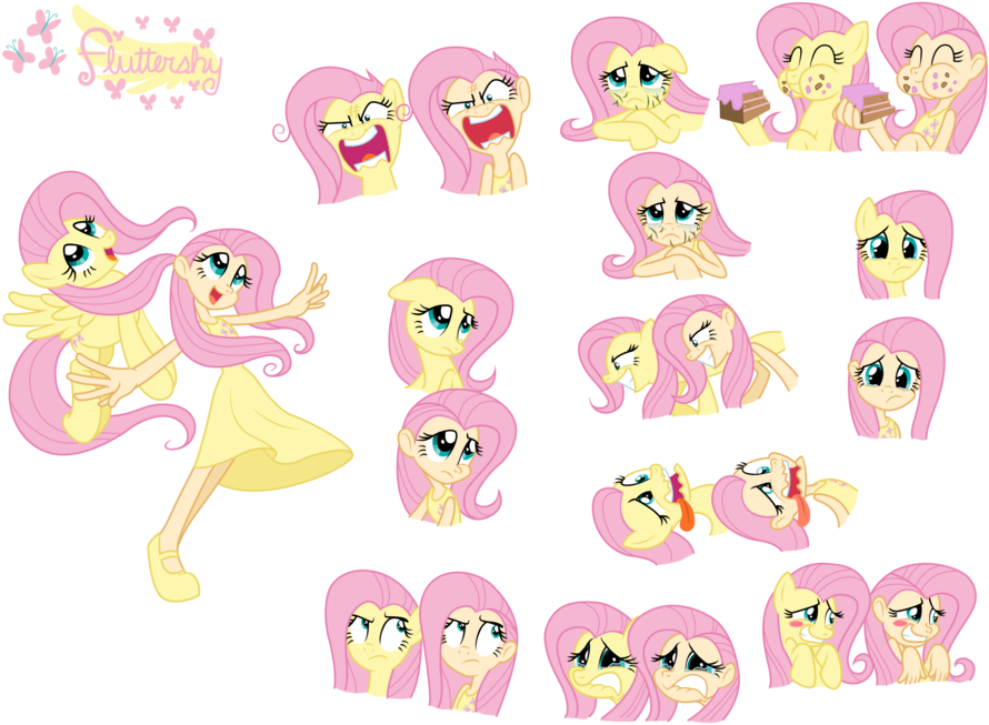 Fluttershy (900x660), Png Download
