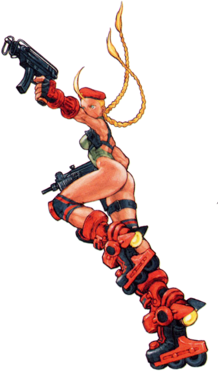 Cannon Spike Cammy Artwork - Cammy Cannon Spike Costume (735x1260), Png Download