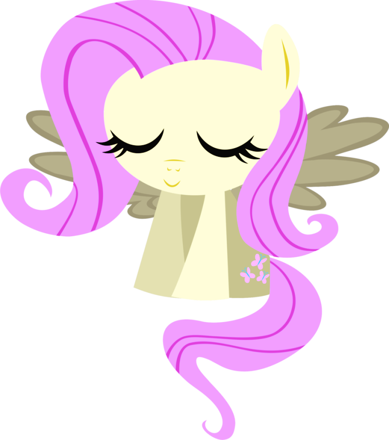 Image Of Fluttershy-rtr744 - Fluttershy (768x870), Png Download