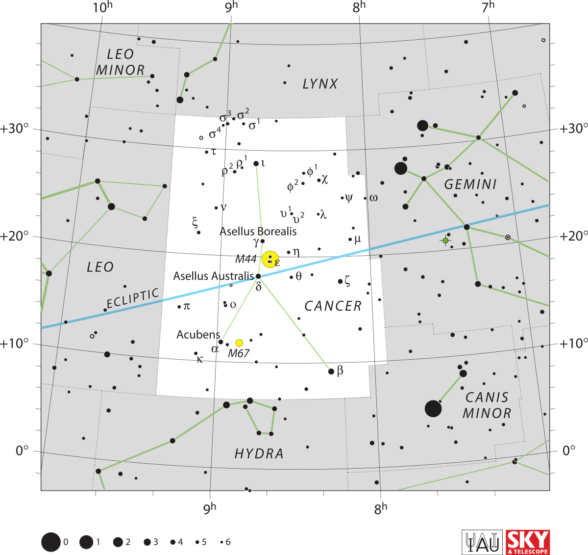 Cancer Constellation Star Map (1200x1131), Png Download