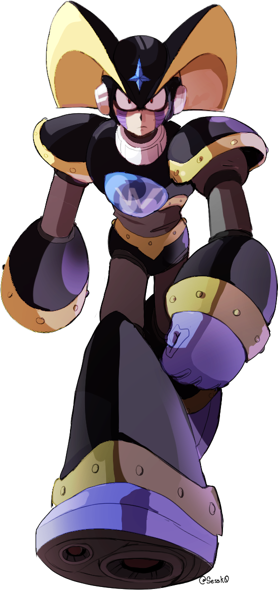 Sessk Quick Transparent Bass Forte For You Edit Oh - Bass Megaman Megamix (640x1297), Png Download