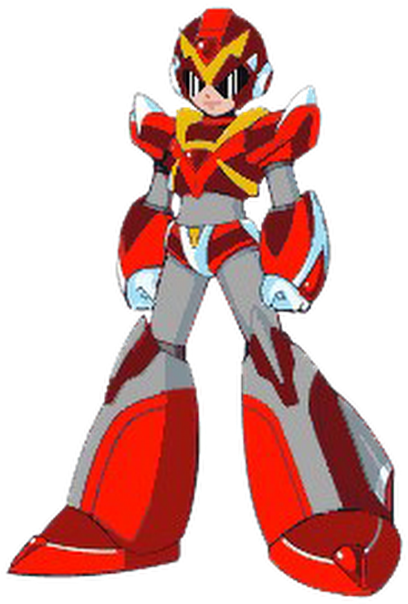 Photo - Mega Man X Protoman (530x721), Png Download