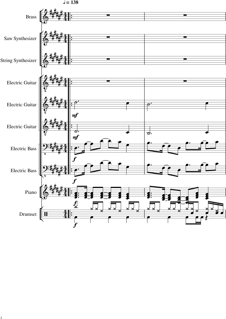 Cammy's Theme Sheet Music Composed By Composed By Yoko - Cammy's Theme (827x1169), Png Download