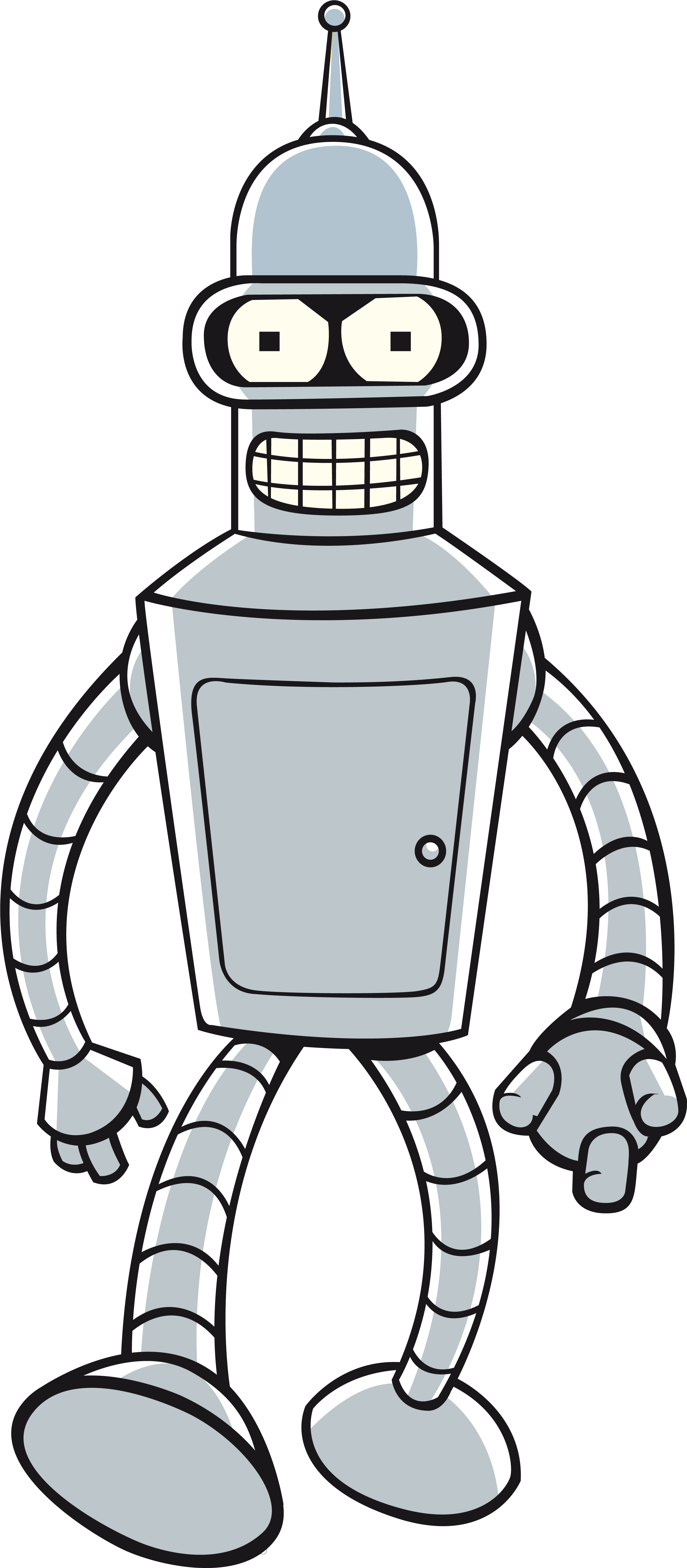Futurama Bender Png Image - Futurama Bender Png (3100x7000), Png Download