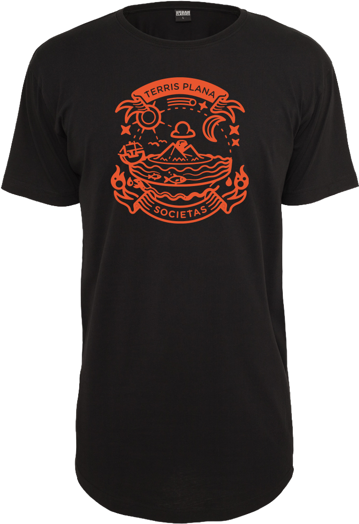 Jensmayor Flat Earth Society T-shirt Urban Classics (1044x1044), Png Download