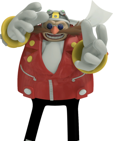 Eggman 2 - Sonic Free Riders (385x480), Png Download