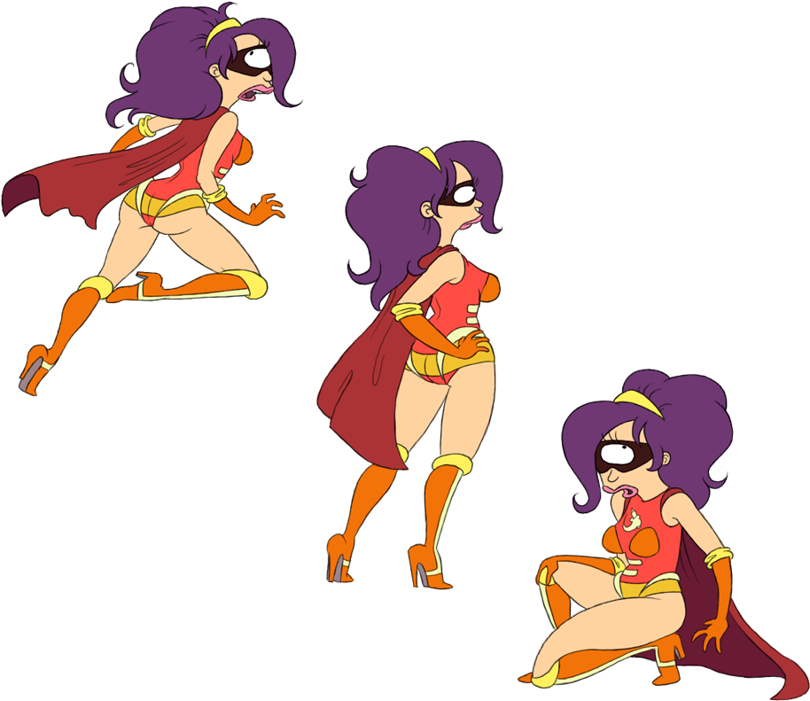 Futurama Leela Png Image - Futurama Clobberella (943x862), Png Download