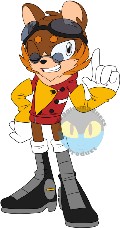 Evo 'ivo Robotnik' The Pika - Eggman As A Mobian (432x792), Png Download