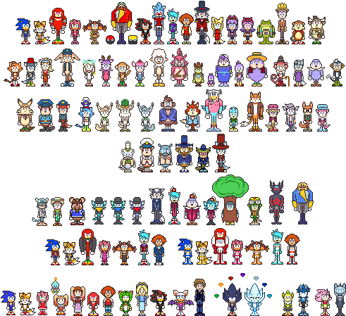 3 - Sonic Forces Custom Character Sprite (500x456), Png Download