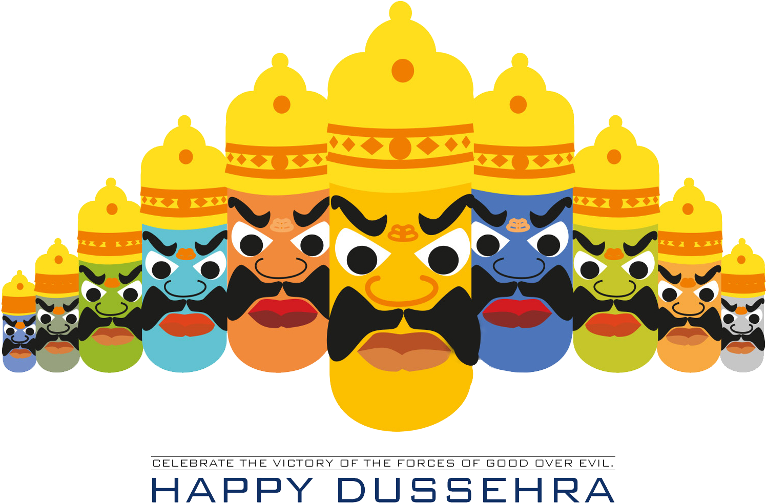 Holidays - Happy Dussehra Png File (1920x1200), Png Download