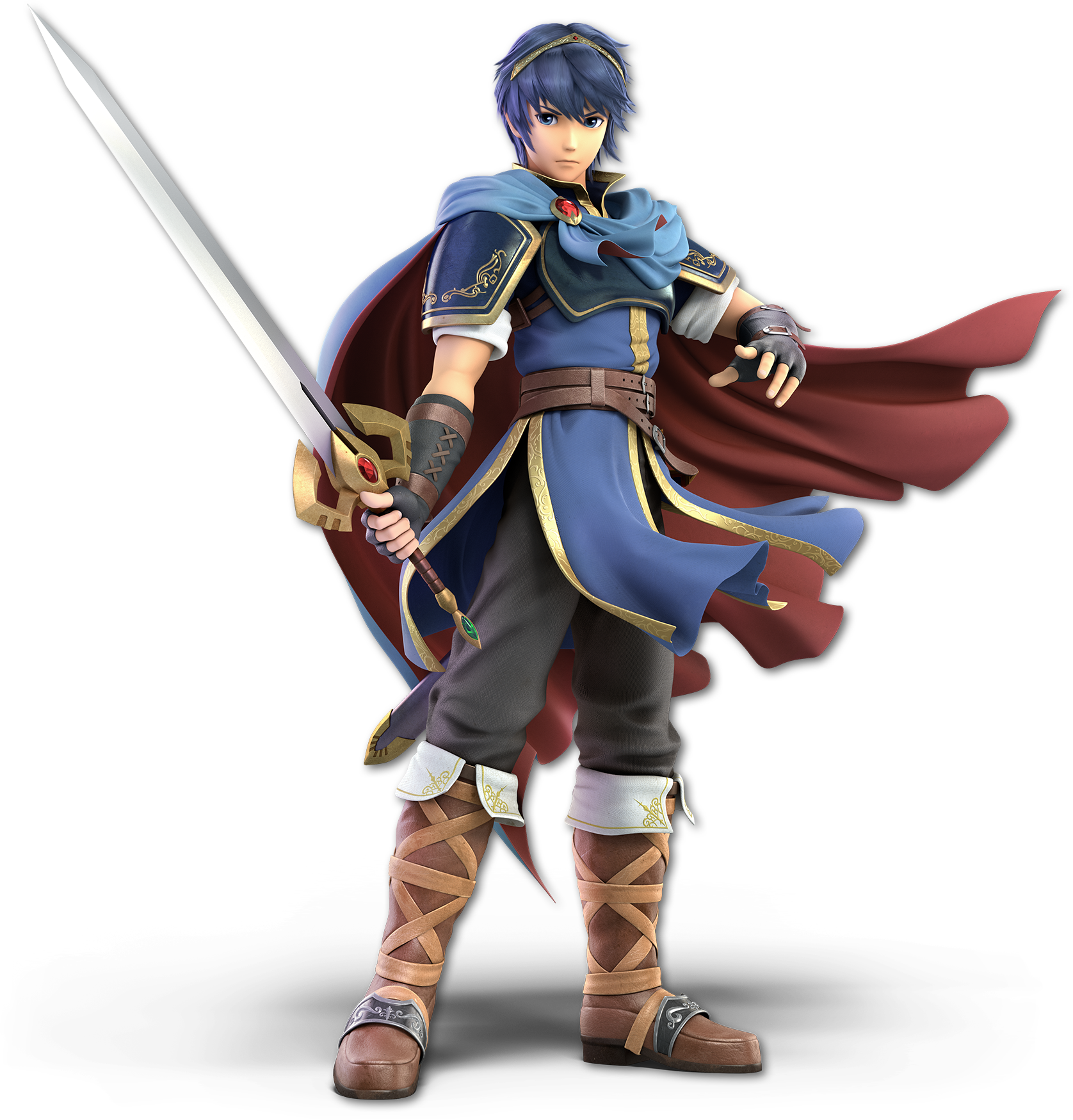 Marth - Super Smash Bros Ultimate Marth (1676x1749), Png Download