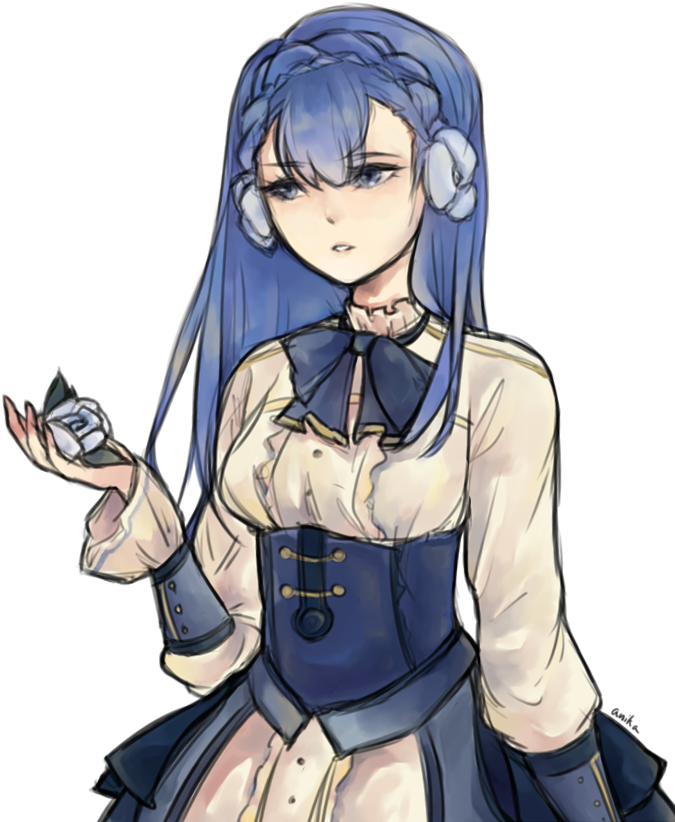 Kkf3nrw - Rinea Fire Emblem Fanart (690x870), Png Download