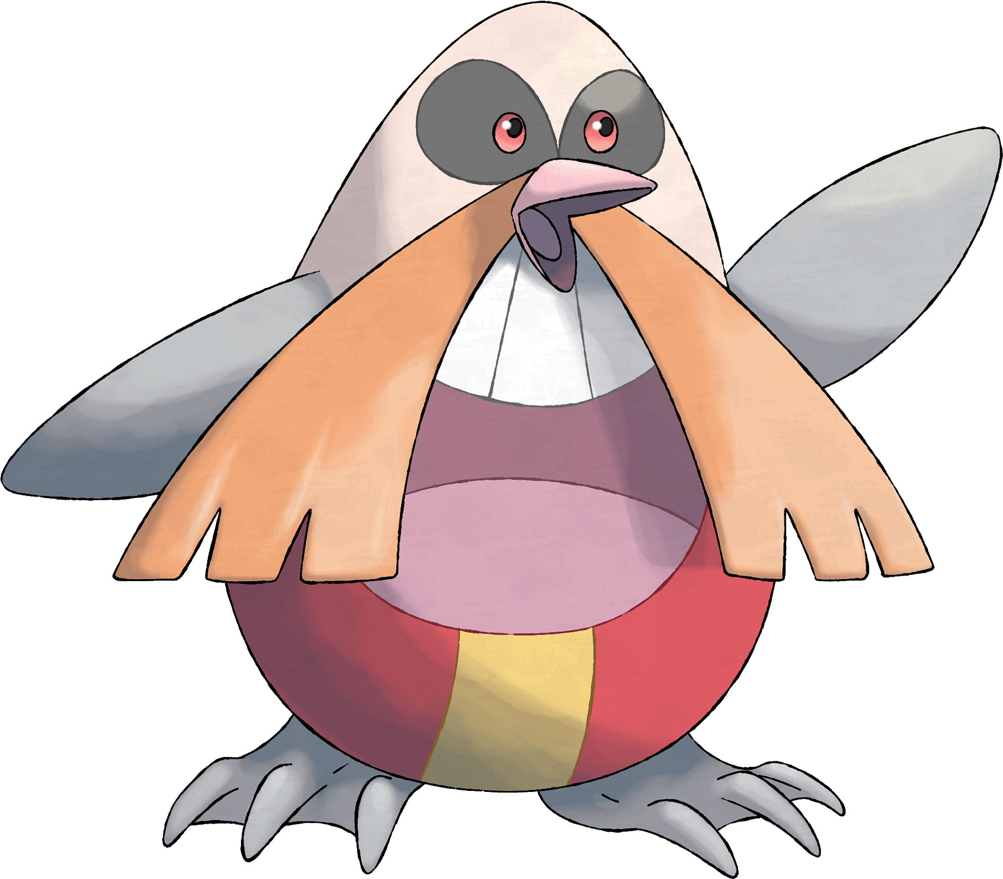 Doctor Eggman Bird Beak Vertebrate Cartoon Wing Chicken - Pingas Pokemon (2000x2000), Png Download