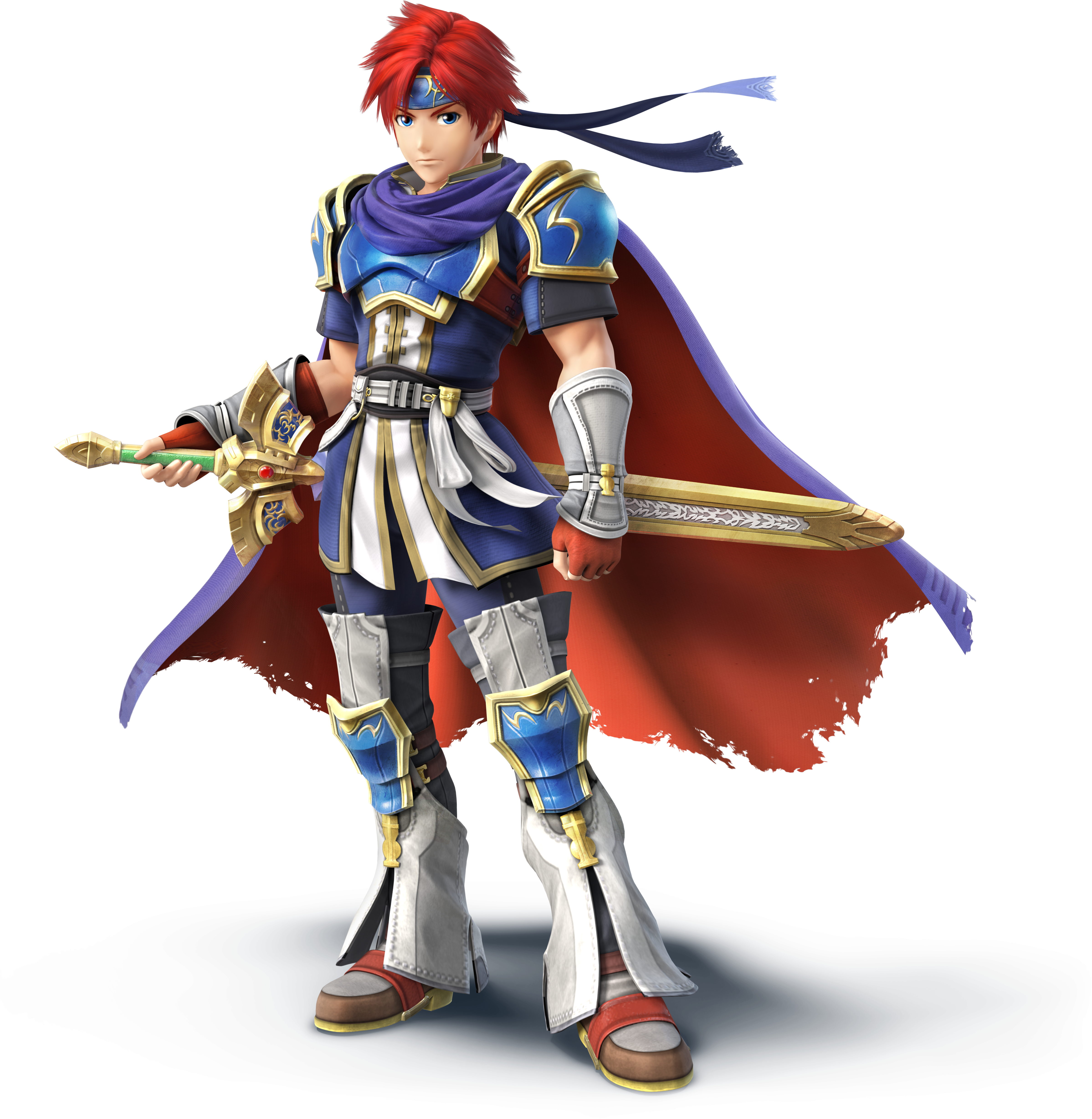 Latestcb=20150614062540 - Roy Super Smash Bros Wii U (3182x3260), Png Download