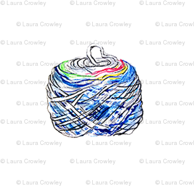 Yarn Cake - Circle (400x400), Png Download