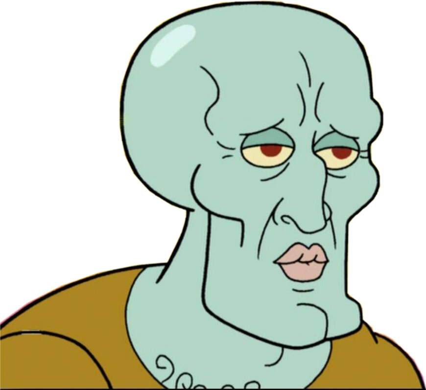 Handsome Squidward Spongebob Meme Freetoedit - Handsome Squidward Dolan Twins (870x797), Png Download
