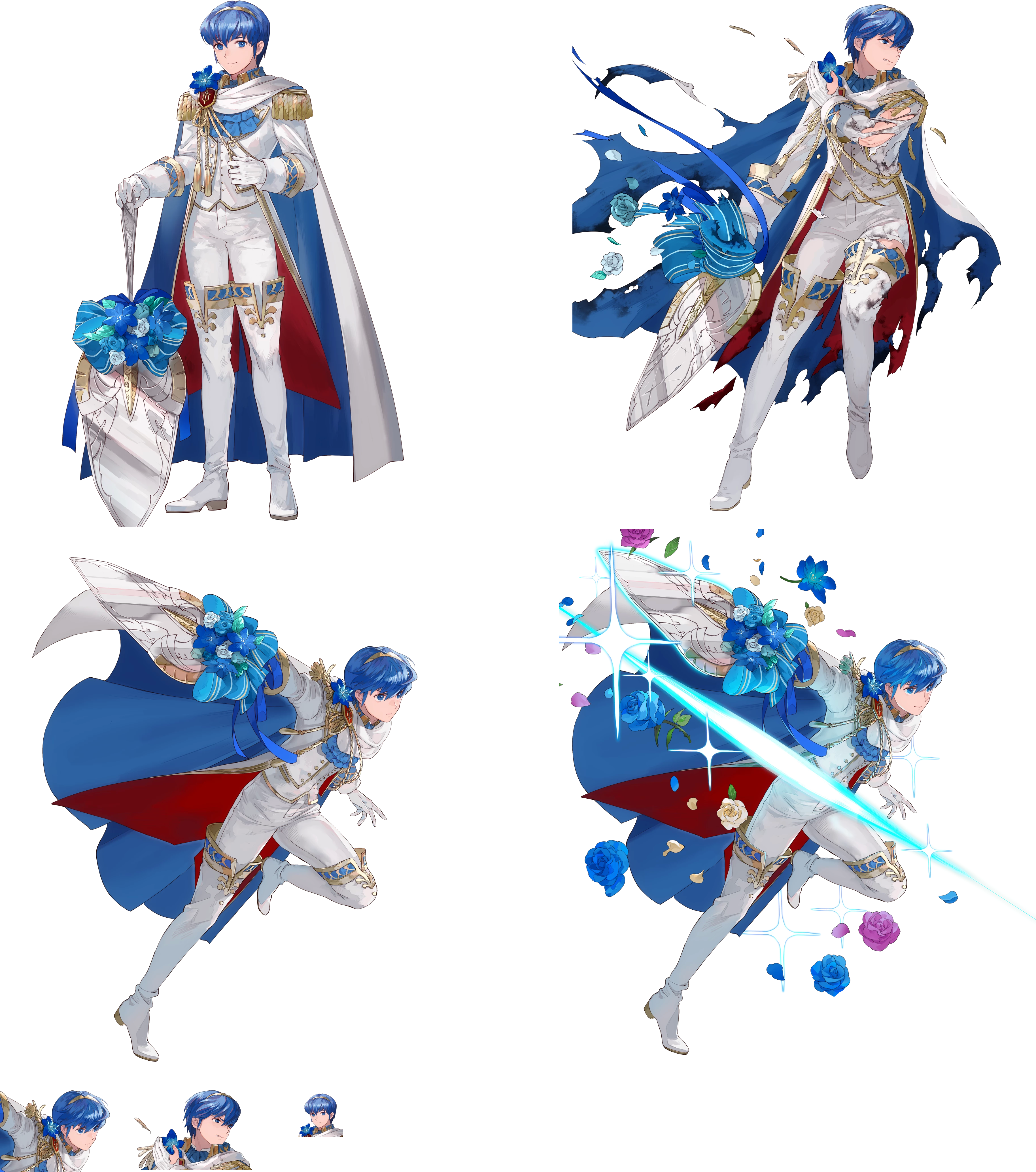 Click For Full Sized Image Marth - Fire Emblem Heroes Marth Groom (4000x4250), Png Download