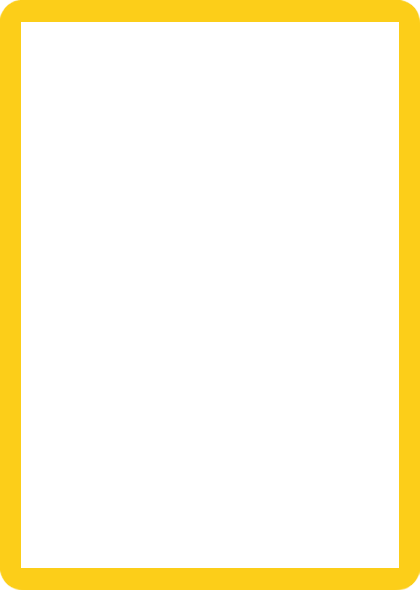 Border Orange (420x590), Png Download
