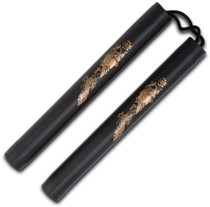 Jiu Jitsu Nunchucks (500x500), Png Download