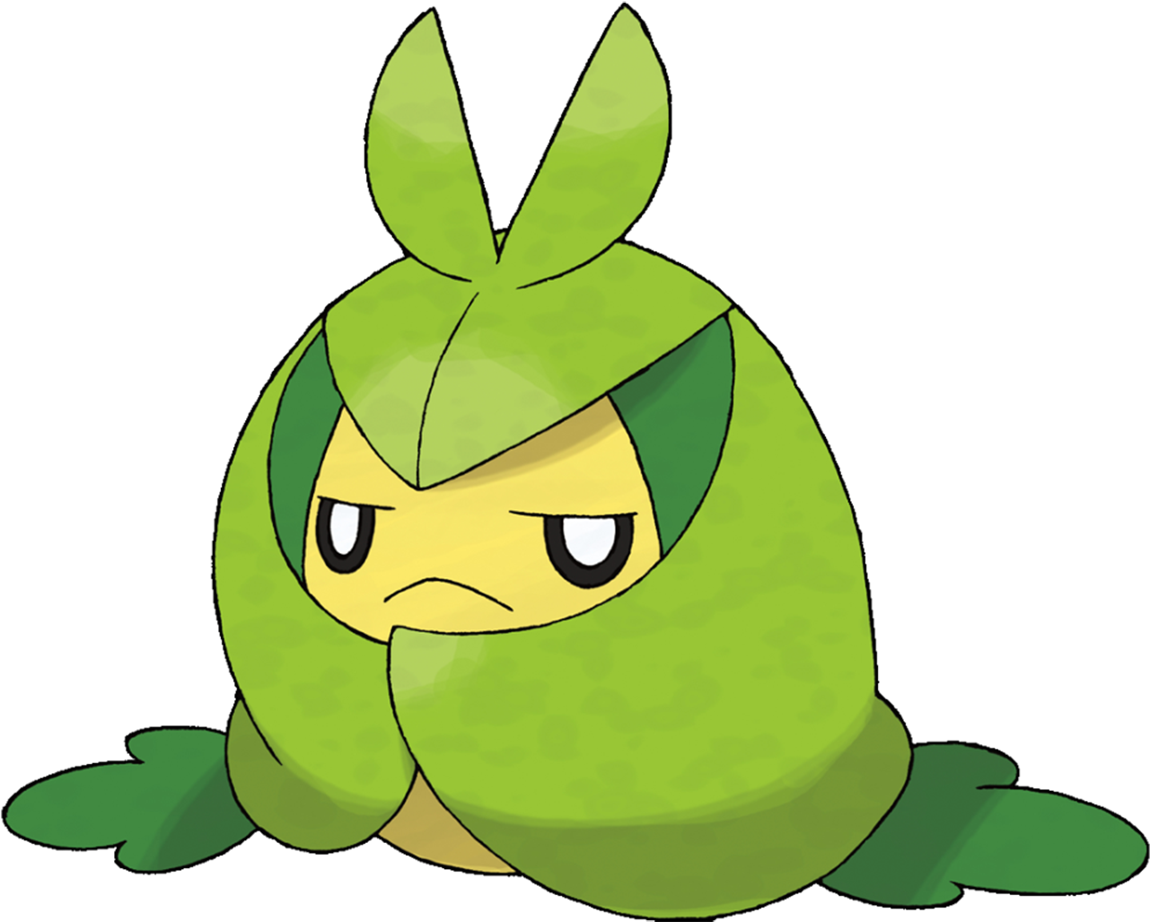 Who's That Pokemon - Pokemon Swadloon (1280x1280), Png Download