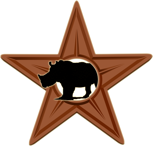 File - Assam Barnstar - Rhino - Barnstar (500x476), Png Download