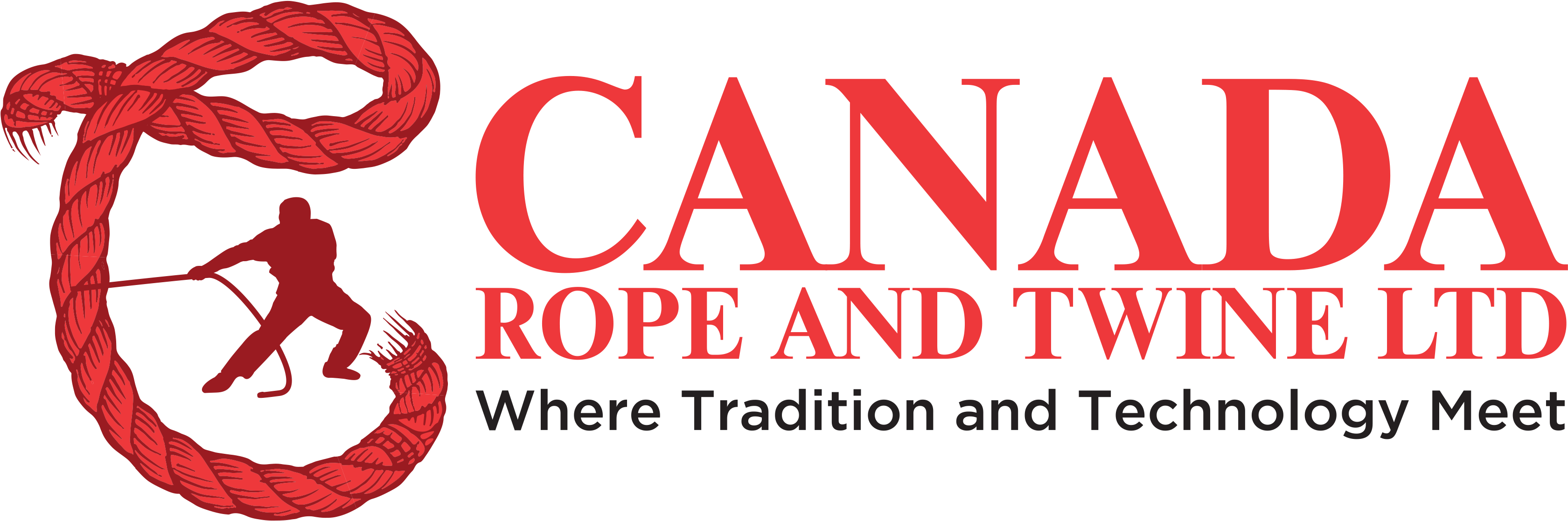 Canada Rope And Twine Ltd - Graphic Design (3600x1380), Png Download