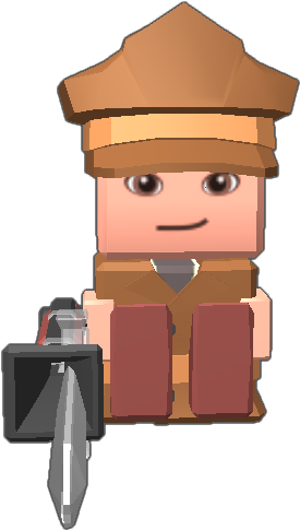 I Upgraded The Rifle To Resemble A Lee Enfield Even - Cartoon (768x768), Png Download