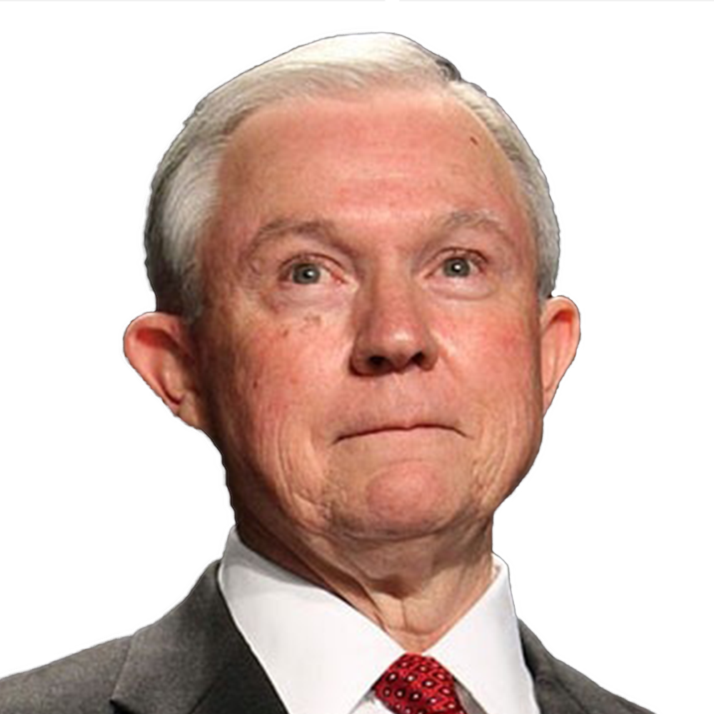 Attorney General - Department Of Justice Jeff Sessions (1000x1000), Png Download