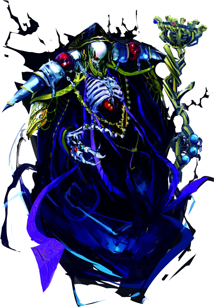 Post By Avenger Angra Mainyu On Sep 27, 2015 At - Overlord All Supreme Beings (758x1075), Png Download