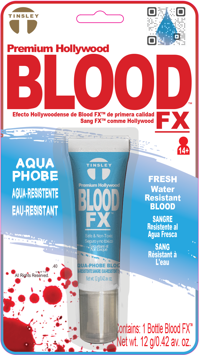This Is A Fancy Name For Blood That Has A Fear Of Water - Tinsley Transfers Blood - Bright Red Fx Blood (1084x1478), Png Download