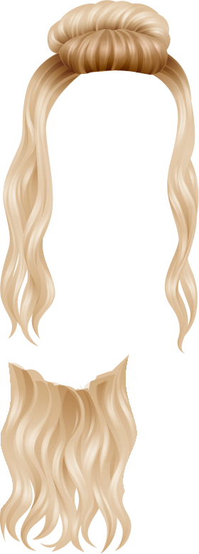 Momio Hair Noedit Png - Noedit Png Momio Hairs (280x779), Png Download