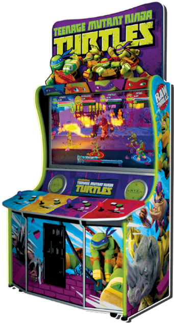 Teenage Mutant Ninja Turtles - Tmnt 2012 Arcade Game (640x640), Png Download