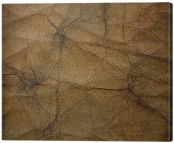 Crumpled Brown Paper, Painted In Watercolor Canvas - Wood (400x400), Png Download