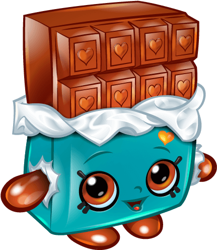 Svg Royalty Free Stock Free Shopkins Clipart - Shopkins Chocolate (576x495), Png Download