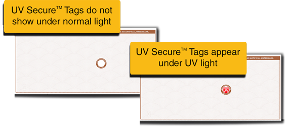 Uv Secure Check Refills Are The Perfect High-security - Orange (565x252), Png Download