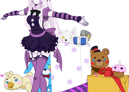 Profile Cover Photo - Fnaf Puppet Human Girl (692x389), Png Download